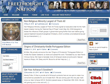 Tablet Screenshot of freethoughtnation.com